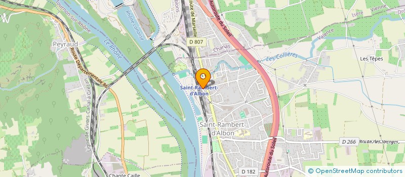 localisation de l'entreprise BM IMMOBILIER  SAINT-RAMBERT-D'ALBON