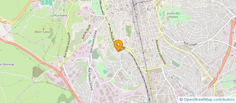 localisation de l'entreprise BM IMMOBILIER  SAINT-ETIENNE