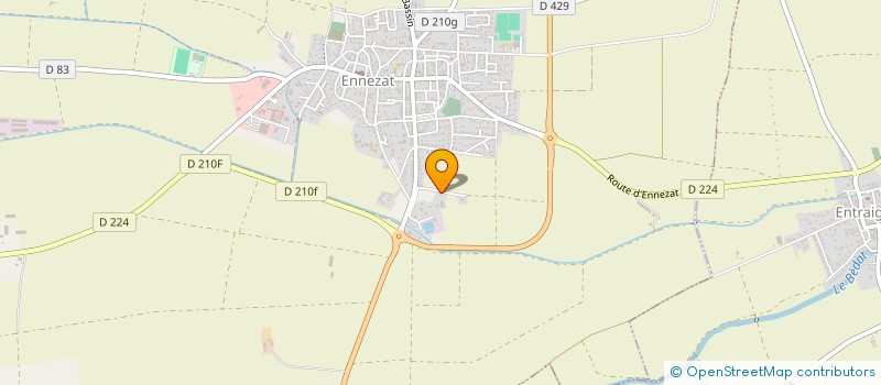localisation de l'entreprise BM IMMOBILIER  ENNEZAT