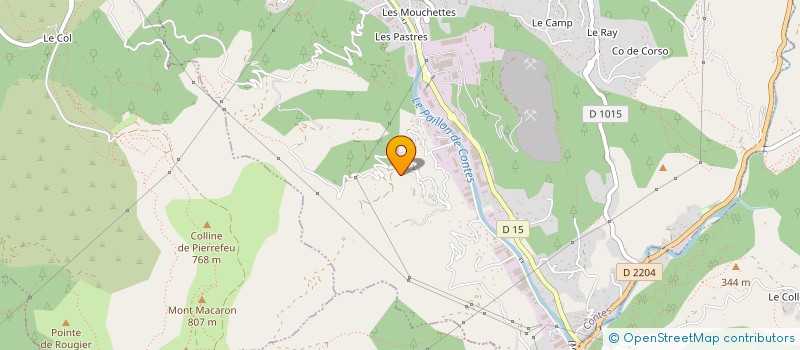 localisation de l'entreprise BM IMMOBILIER  CONTES