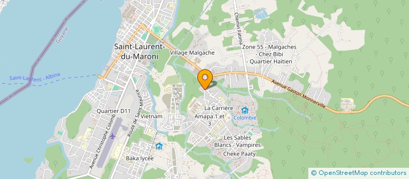 localisation de l'entreprise BM IMMOBILIER  SAINT-LAURENT-DU-MARONI