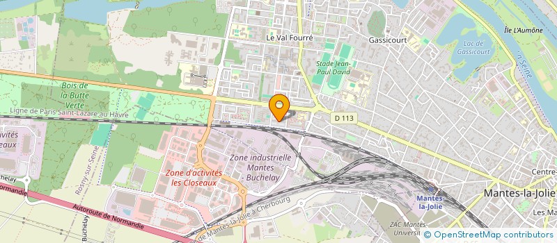 localisation de l'entreprise BM IMMOBILIER  MANTES-LA-JOLIE