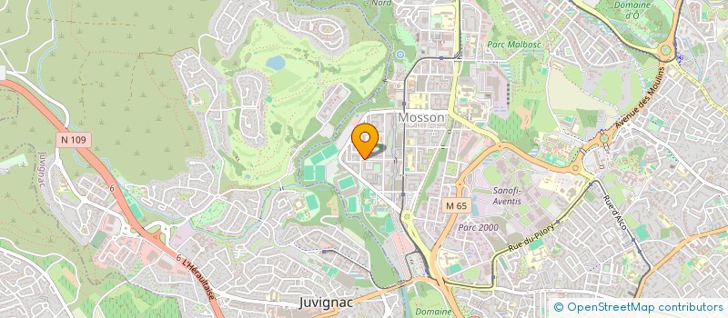localisation de l'entreprise BM INGENIERIE à MONTPELLIER