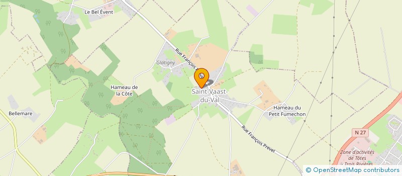 localisation de l'entreprise BM INGENIERIE  SAINT-VAAST-DU-VAL