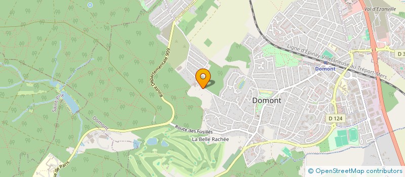 localisation de l'entreprise BM INVEST à DOMONT