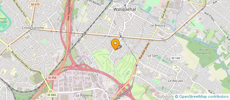 localisation de l'entreprise BM INVEST à WASQUEHAL