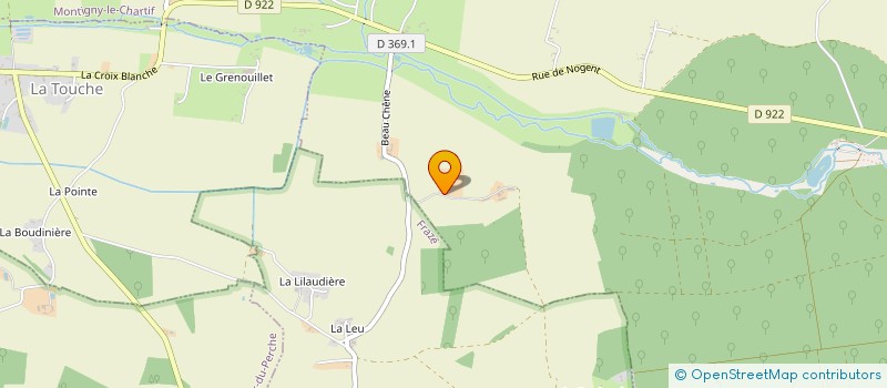 localisation de l'entreprise BM INVEST à MONTIGNY-LE-CHARTIF