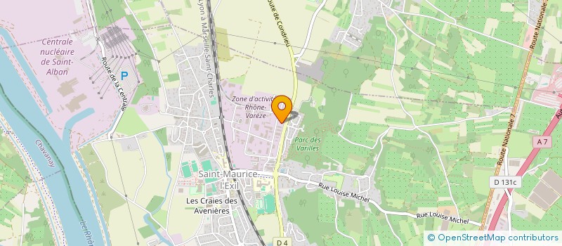 localisation de l'entreprise BM INVEST  SAINT-MAURICE-L'EXIL