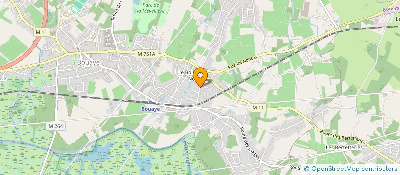 localisation de l'entreprise BM-INVEST à BOUAYE