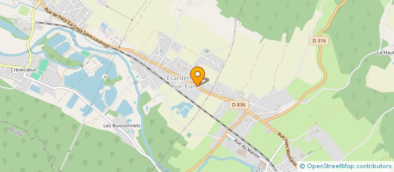 localisation de l'entreprise BM INVEST  CLEF VALLEE D'EURE