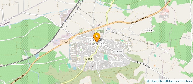 localisation de l'entreprise BM INVEST  NISSAN-LEZ-ENSERUNE