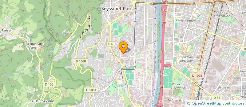 localisation de l'entreprise BM INVEST à SEYSSINET-PARISET