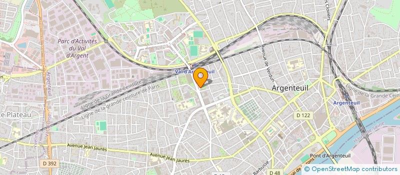 localisation de l'entreprise BM INVEST  ARGENTEUIL