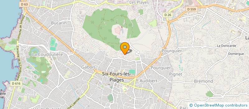 localisation de l'entreprise BM INVESTISSEMENT à SIX-FOURS-LES-PLAGES