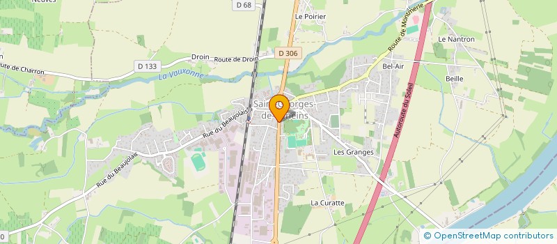 localisation de l'entreprise BM INVESTISSEMENTS à SAINT-GEORGES-DE-RENEINS