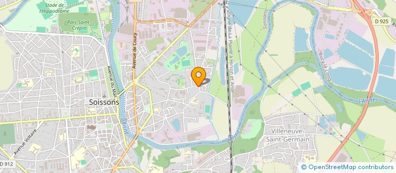 localisation de l'entreprise BM LAVAGE à SOISSONS