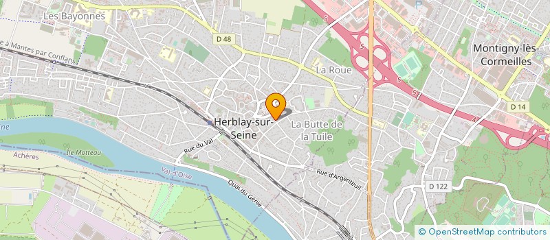 localisation de l'entreprise BM LIFT à HERBLAY-SUR-SEINE