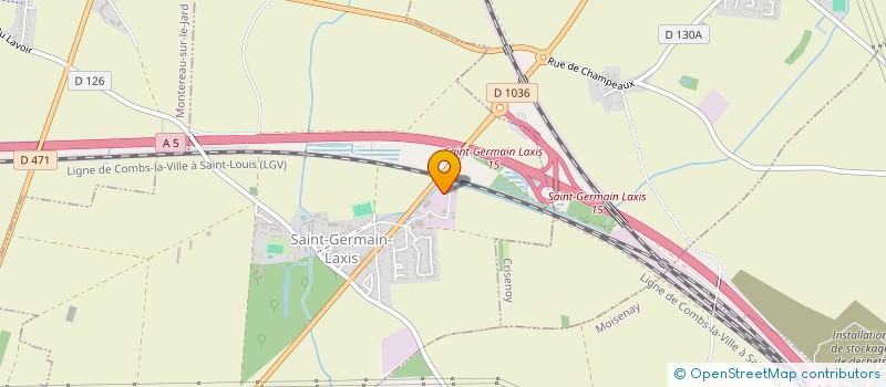 localisation de l'entreprise BM LOCAMAT  SAINT-GERMAIN-LAXIS