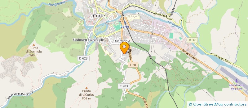 localisation de l'entreprise BM LOCATION à CORTE