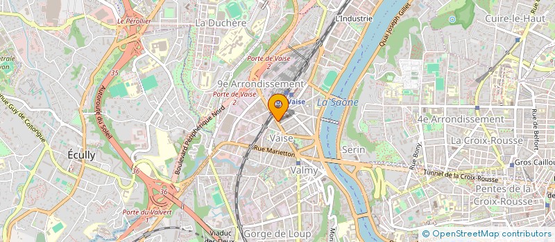 localisation de l'entreprise BM LYON  LYON