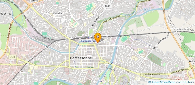 localisation de l'entreprise BM MACONNERIE GENERALE à CARCASSONNE