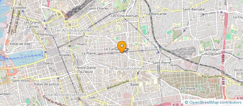 localisation de l'entreprise BM MENUISERIE à MARSEILLE