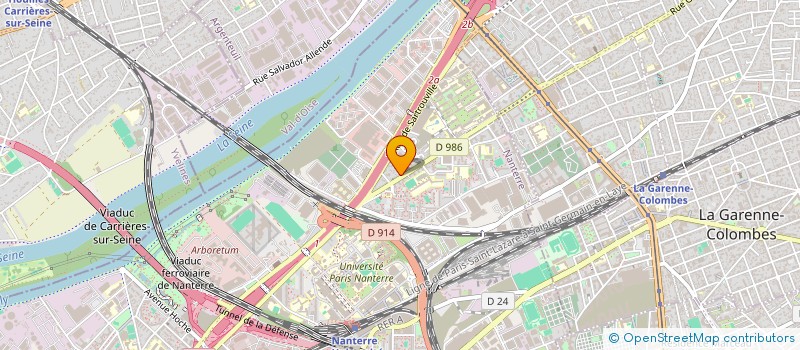 localisation de l'entreprise BM MUAY THAI  NANTERRE