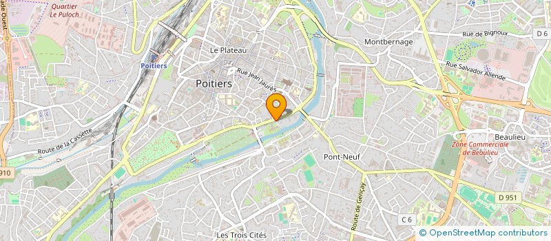 localisation de l'entreprise BM MULTI SERVICES  POITIERS