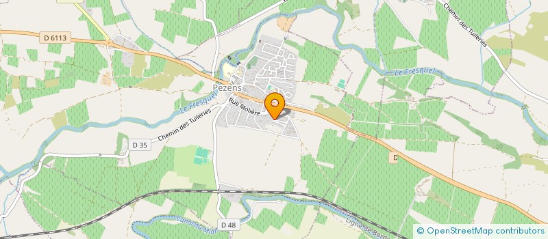 localisation de l'entreprise BM NEUF ET RENOVATION  PEZENS