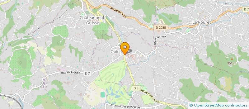 localisation de l'entreprise BM OPIO à OPIO