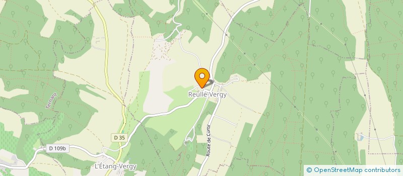 localisation de l'entreprise BM OPTIC  REULLE-VERGY