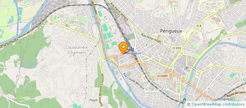 localisation de l'entreprise BM OUTILLAGE à PERIGUEUX