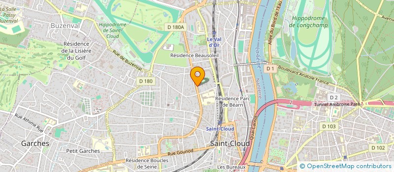 localisation de l'entreprise BM PARTNER à SAINT-CLOUD