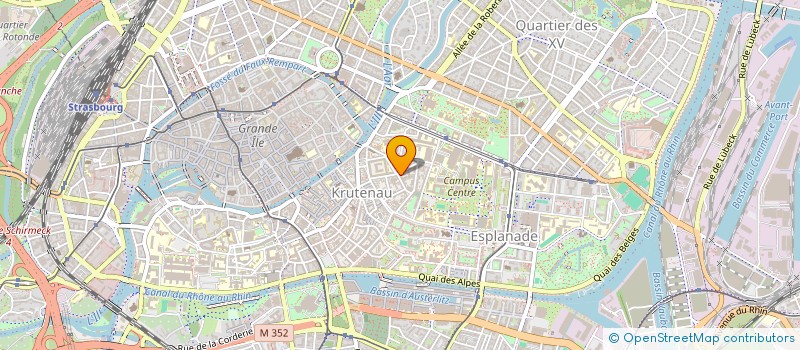localisation de l'entreprise BM PARTNERS à STRASBOURG