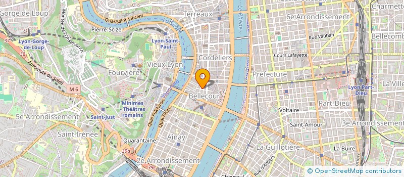 localisation de l'entreprise BM PARTNERS  LYON