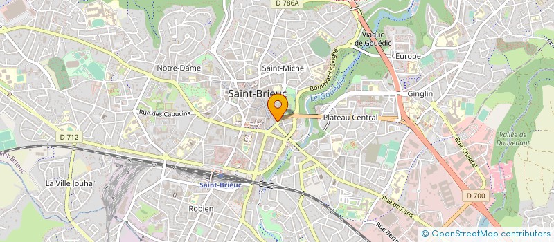 localisation de l'entreprise BM PATRIMOINE à SAINT-BRIEUC