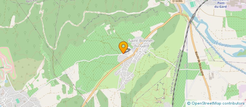 localisation de l'entreprise BM-PAYSAGES  POULX