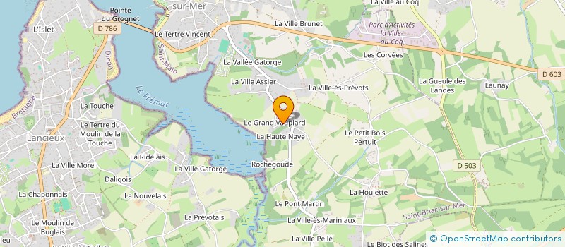 localisation de l'entreprise BM PETITS CARREAUX  SAINT-BRIAC-SUR-MER