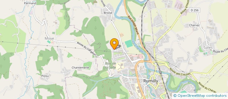 localisation de l'entreprise BM PLATRERIE  HAUTEVILLE-SUR-FIER