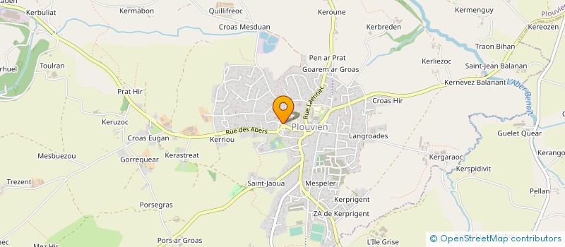 localisation de l'entreprise BM PLOMB  PLOUVIEN