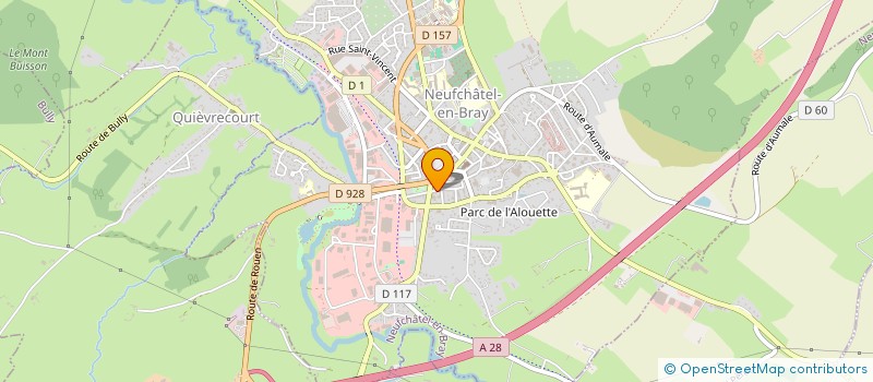 localisation de l'entreprise BM PLOMBERIE  NEUFCHATEL-EN-BRAY