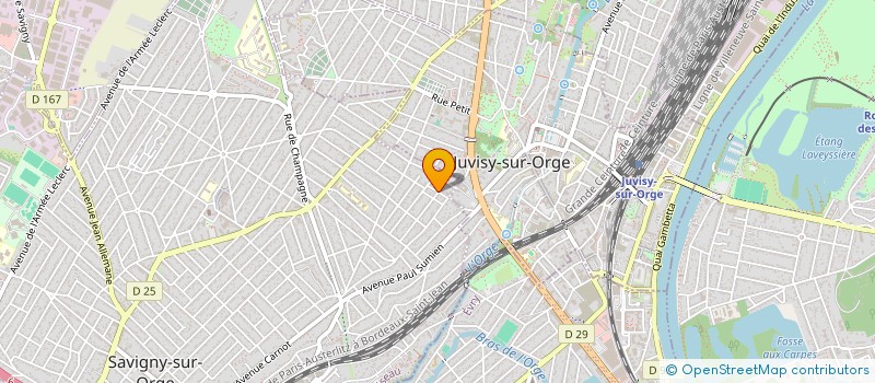 localisation de l'entreprise BM PRIME BTP à SAVIGNY-SUR-ORGE