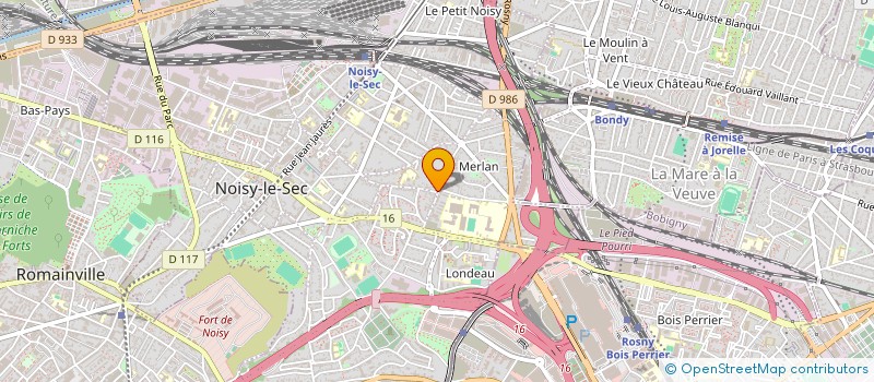localisation de l'entreprise BM RAVALEMENT à NOISY-LE-SEC