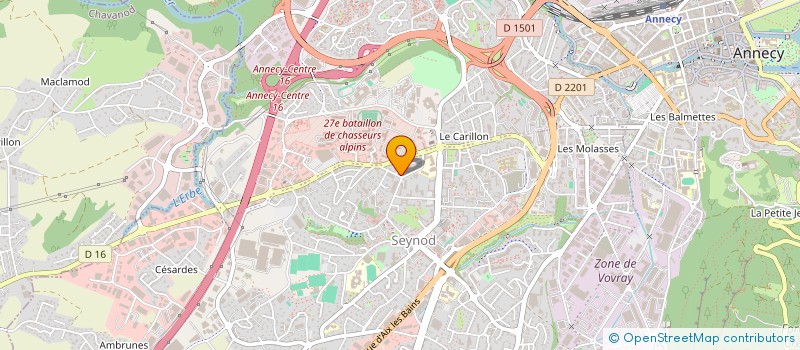 localisation de l'entreprise BM RENOV à ANNECY