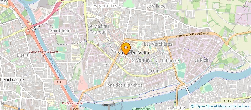 localisation de l'entreprise BM RENOVATION à VAULX-EN-VELIN