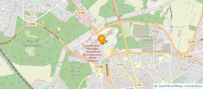 localisation de l'entreprise BM RENOVATION à MELUN