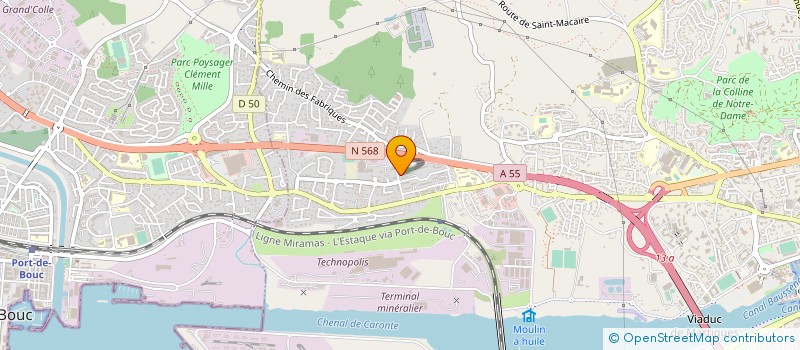 localisation de l'entreprise BM RENOVATIONS à MARTIGUES