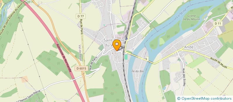 localisation de l'entreprise BM RESTAURATION  SAINT-PIERRE-DU-VAUVRAY