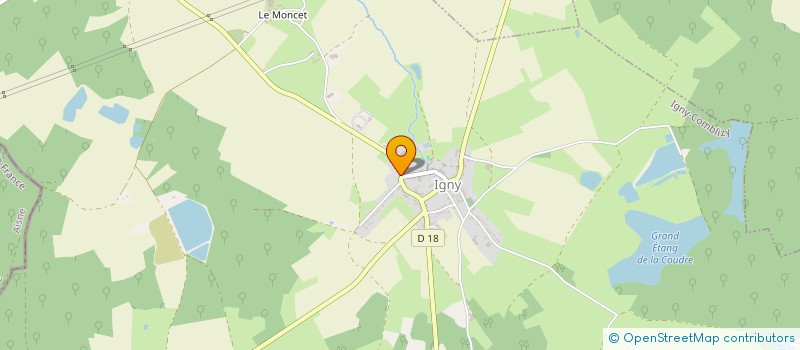 localisation de l'entreprise BM SAVEURS DE FRANCE  IGNY-COMBLIZY