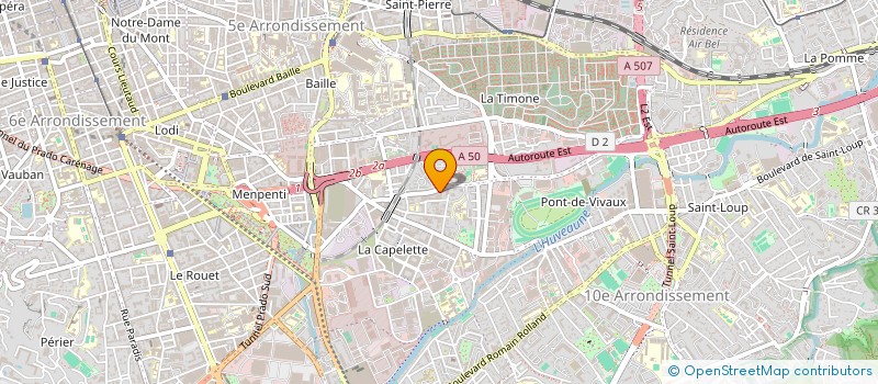 localisation de l'entreprise BM SECURITE à MARSEILLE